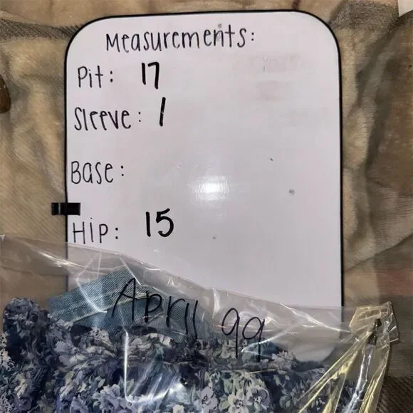 All That Jazz Women's Vintage Floral Denim Maxi Dress Size M - Picture 6 of 6